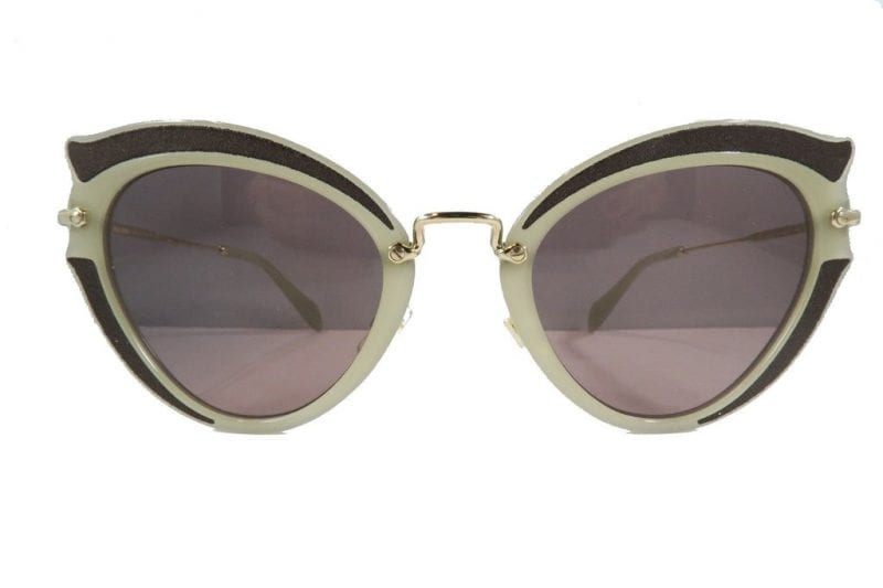 Miu Miu Prada Classic Women's Gray Cat Eye Sunglasses