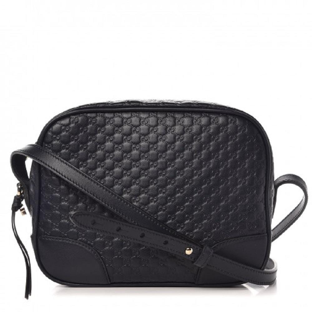 Gucci Womens Midnight Blue Navy Microguccissima GG Soft Leather Crossbody Handbag 449413 ...